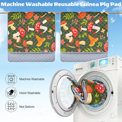 Machine washable guinea pig mat detail view