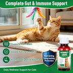 USA imported herbal supplement cat dewormer ingredients label