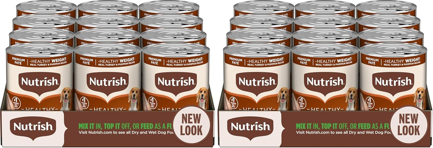 Nutrish Real Beef & Pumpkin Recipe Whole Health Blend Premium Pat Wet Dog Food, 13 oz. Can, 12 Count, Packaging May Vary (Rachael Ray) - Image 14