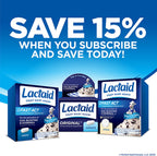 Lactaid Fast Act chewable digestive pills side panel showing ingredients