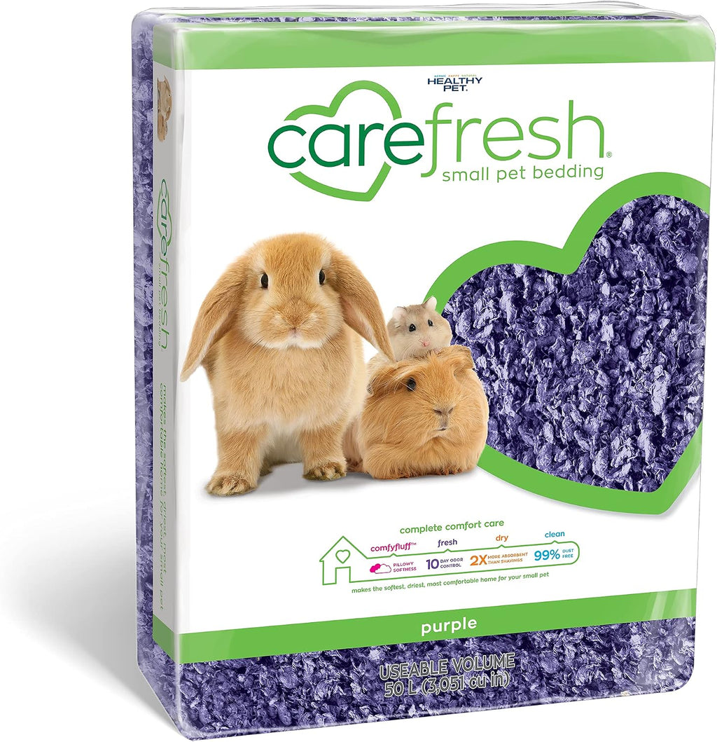 Carefresh Small Pet Bedding, 99% Dust-Free Natural Paper with Superior 10 Day Odor Control & Absorption for Guinea Pigs, Hamsters, Rabbits, & Rats, 60 L - Image 9