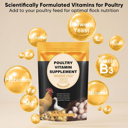 Nature Intended chicken vitamins and supplements back panel with instructions