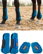Harrison Howard Horse Tendon Boots Open Front/Fetlock Boot for Horse Protective Boots for Jumping, Trail Riding Set of 4 - Image 14