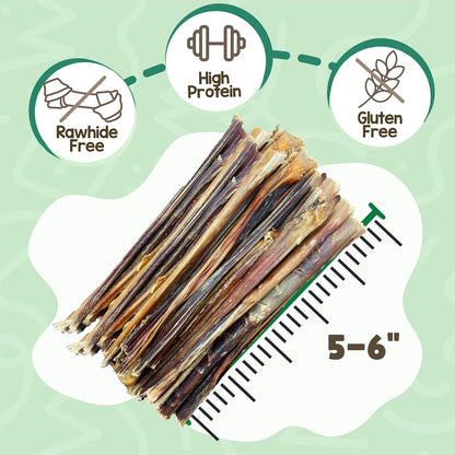 Nature Gnaws pork dog chew treats display of fifteen count single ingredient sticks