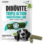 Dinovite Dental Chews for Dogs, Triple Action Dental Dog Treats for Small Breeds, Clinically Proven to Prevent Plaque & Tartar While Freshening Breath, Fresh Mint Flavor, Made in USA, 30 Count - Image 12