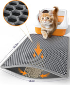 Powools scatter control pet mat used under food and water bowls