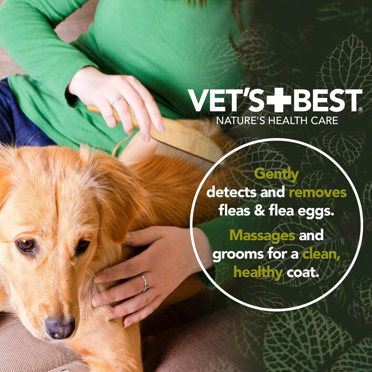 Vet's Best flea comb packaging and product detail