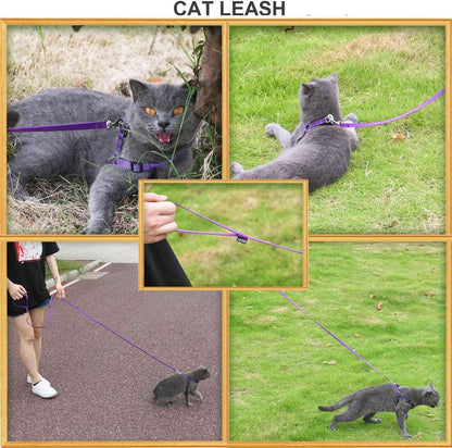 Classic style purple dog leash loop handle grip layout