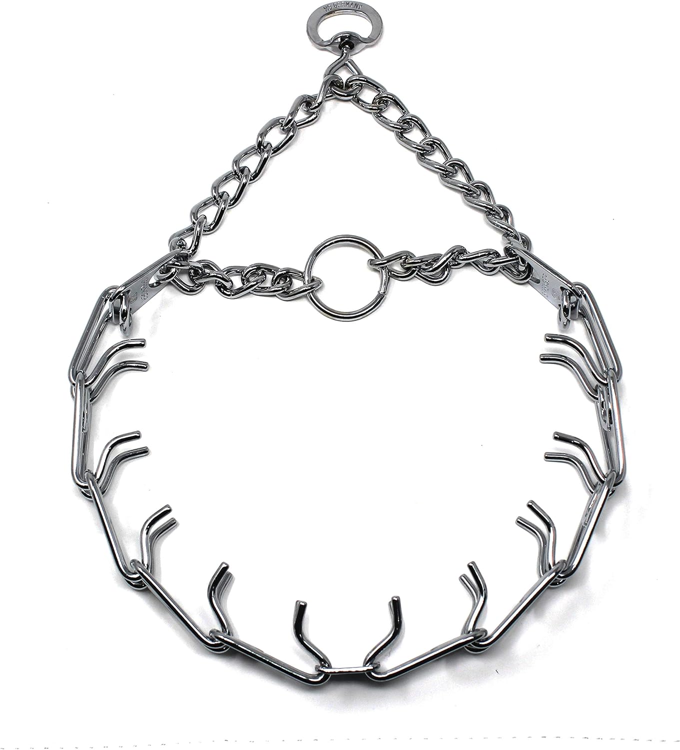 Herm Sprenger Prong Dog Training Collar - 16" Long with 2.25mm Gauge (for Dogs up to 40lbs) - Fits 13" Neck, Extendable to 19" Neck with Additional Prong Links - Chrome Plated Steel, Made in Germany - Image 12