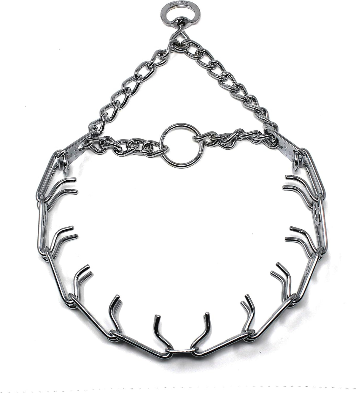 Herm Sprenger Prong Dog Training Collar - 16" Long with 2.25mm Gauge (for Dogs up to 40lbs) - Fits 13" Neck, Extendable to 19" Neck with Additional Prong Links - Chrome Plated Steel, Made in Germany - Image 12