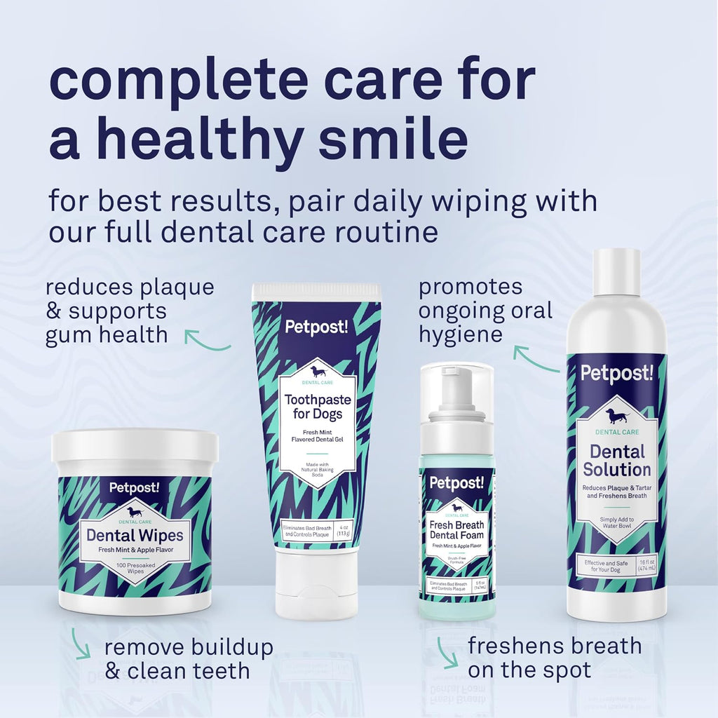Natural mint and apple dental treatment for dogs by Petpost