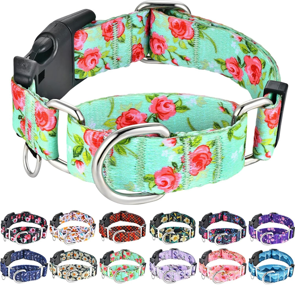 Martingale Collar for Dogs with Buckle Shark Dog Collar Adjustable Soft Nylon Boy Dog Collars for Large Dogs, Deep Blue Shark - Image 12