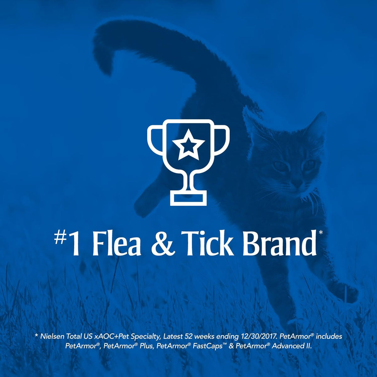 USA imported pet flea protection pack back view