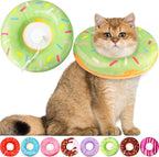 Hpetppy Cat Cone Collar Soft, Cat Recovery Collar for Wound Healing Cute Donut Adjustable Kitten Cones to Stop Licking Comfortable Lightweight Neck Elizabethan Collars for Kittens After Surgery - Image 11