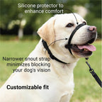 SVD.PET dog headcollar showing silicone snout protector