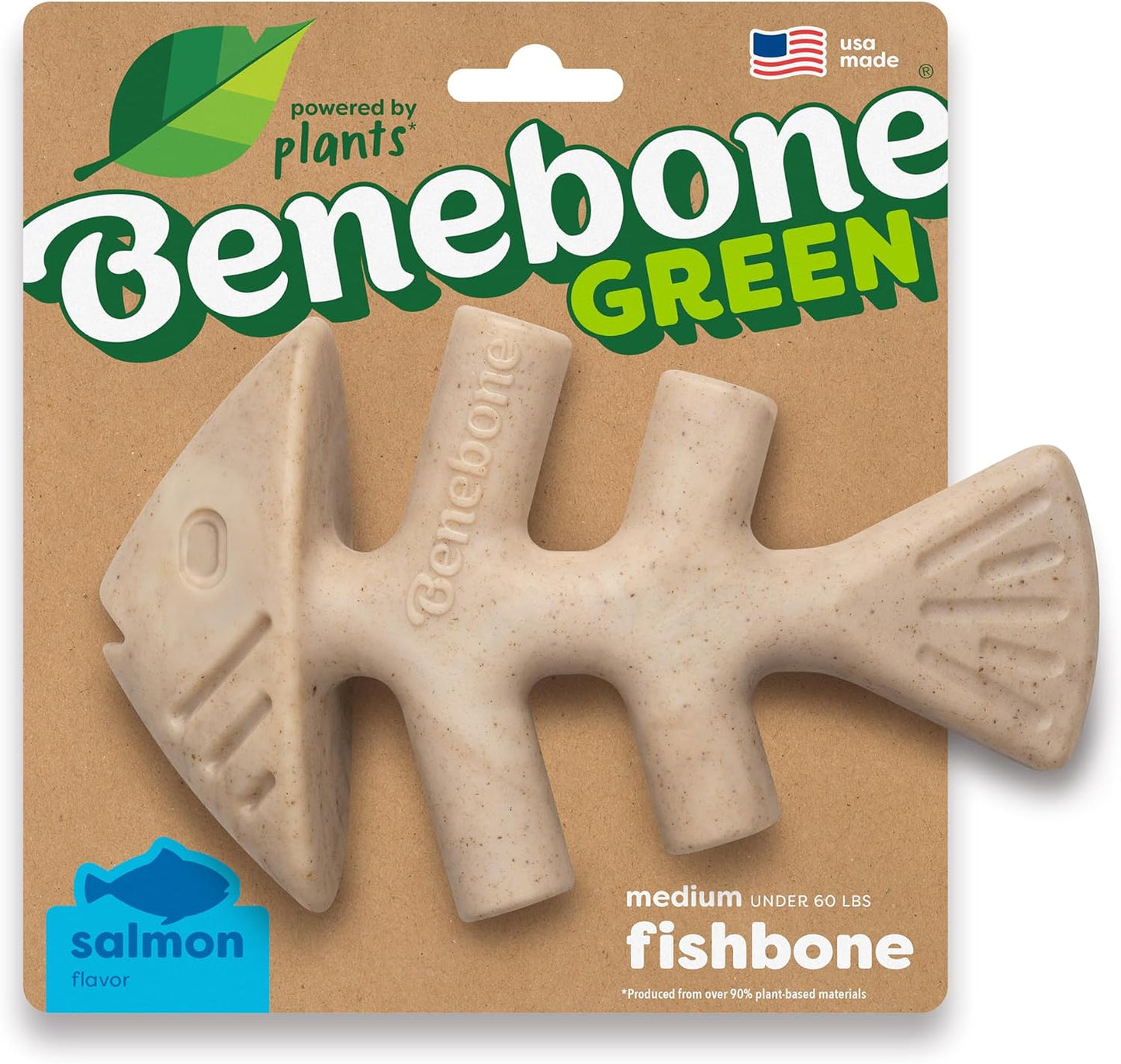 Dog Bones for Modest Chewers: Benebone Green Plant-Based Real Bacon Wishbone Dog Chew Toy for Medium Dogs, Made in USA - Image 10