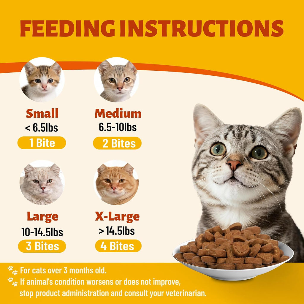 Premium cat allergy relief crunchy creamy chews ingredient highlight