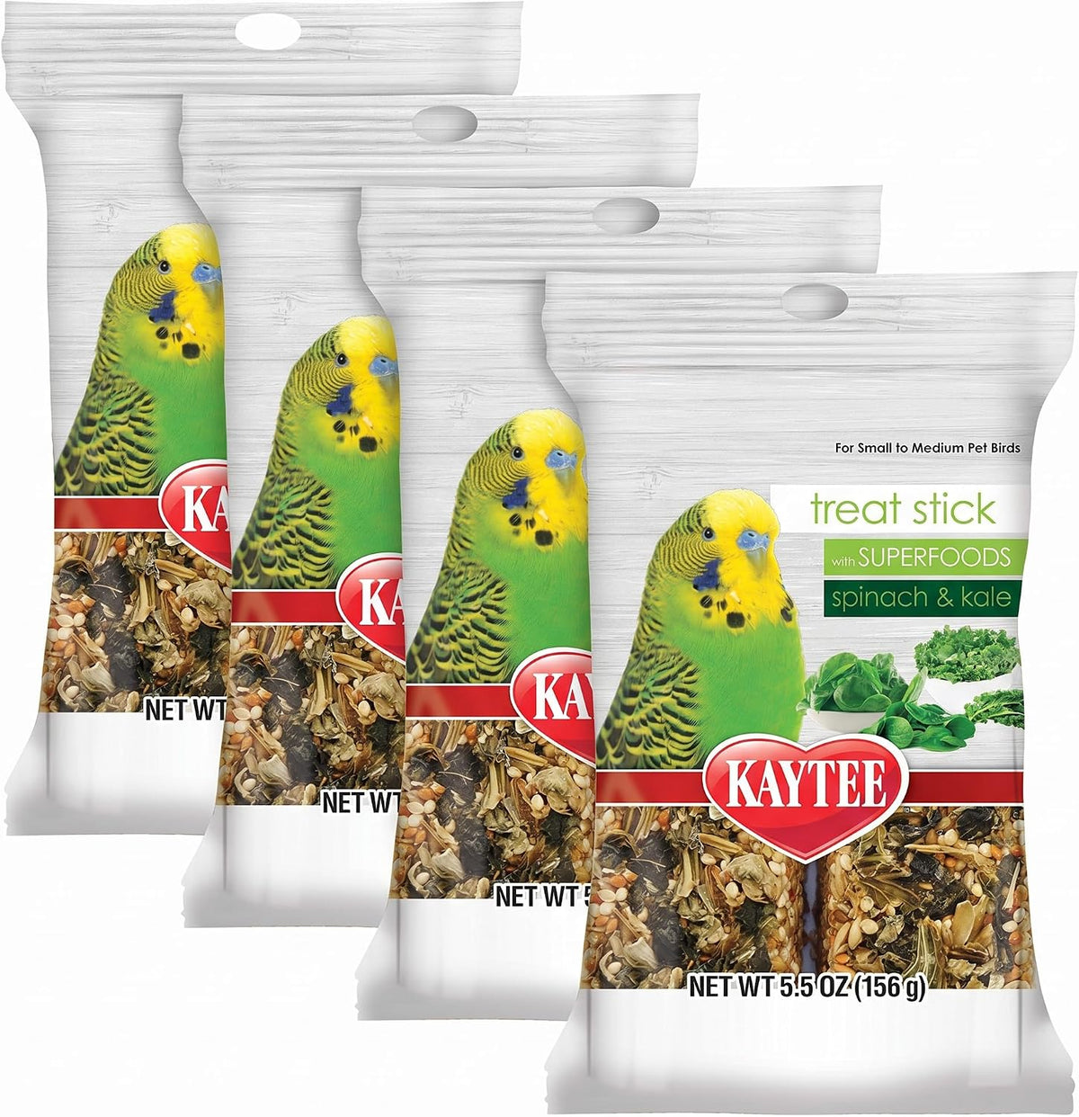 Kaytee Pet Bird Superfood Treat Stick, Spinach & Kale, Parakeet Treats - Image 8
