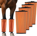 Mesh Horse Fly Boots Set of 4 - Loose Fitting Breathable Leggings for Horses, Adjustable Anti-Stomping Leg Wraps, Stay-Up No-Slip Design for All 4 Legs (Green) - Image 12