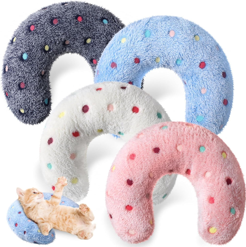 4 Pcs Cat Pillow Calming Pet Dog Neck Pillow, Paw, Medium - Image 7