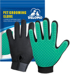 Upgrade Efficient Pet Hair Remover Gloves - Gentle Shedding Brushes for Dogs, Cats & Horses with Long and Short Hair - 1 Pair (Blue) - Image 11