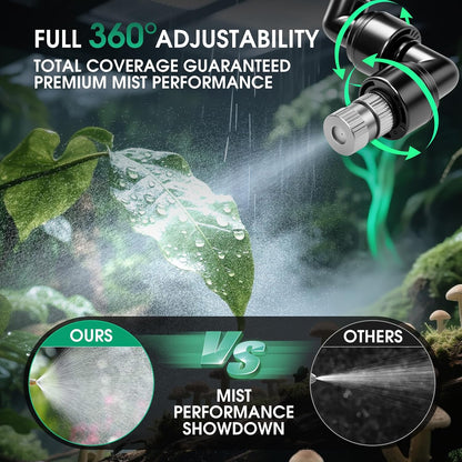 Digital timer controller for reptile misting system