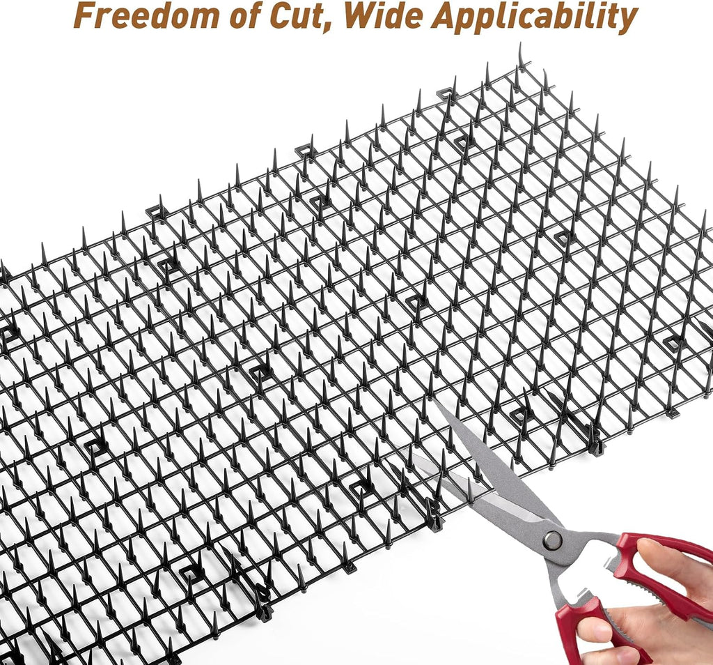 Person cutting Bynccea scat mat to fit indoor furniture