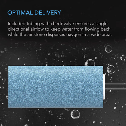Close up of AC Infinity air pump adjustable flow control dial