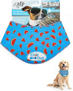 ALL FOR PAWS Cooling Bandana for Dogs, Dog Cooling Neck Wrap, Ice Dog Bandanas for Medium Dogs, Cooling Scarf for Dogs, Blue Neck Cooler for Dogs(M, Neck Girth 15-18.1") - Image 10