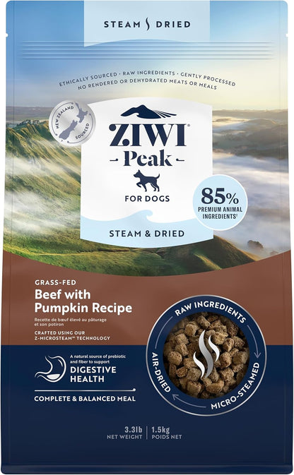 ZIWI Peak Large Lamb Dry Dog Food Bundle- Air-Dried Lamb (35.2oz) + Steam & Dried Lamb w/Vegetables (113.6oz) - Image 15