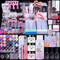 Sweet Trend acrylic nail kit front view with box and drill