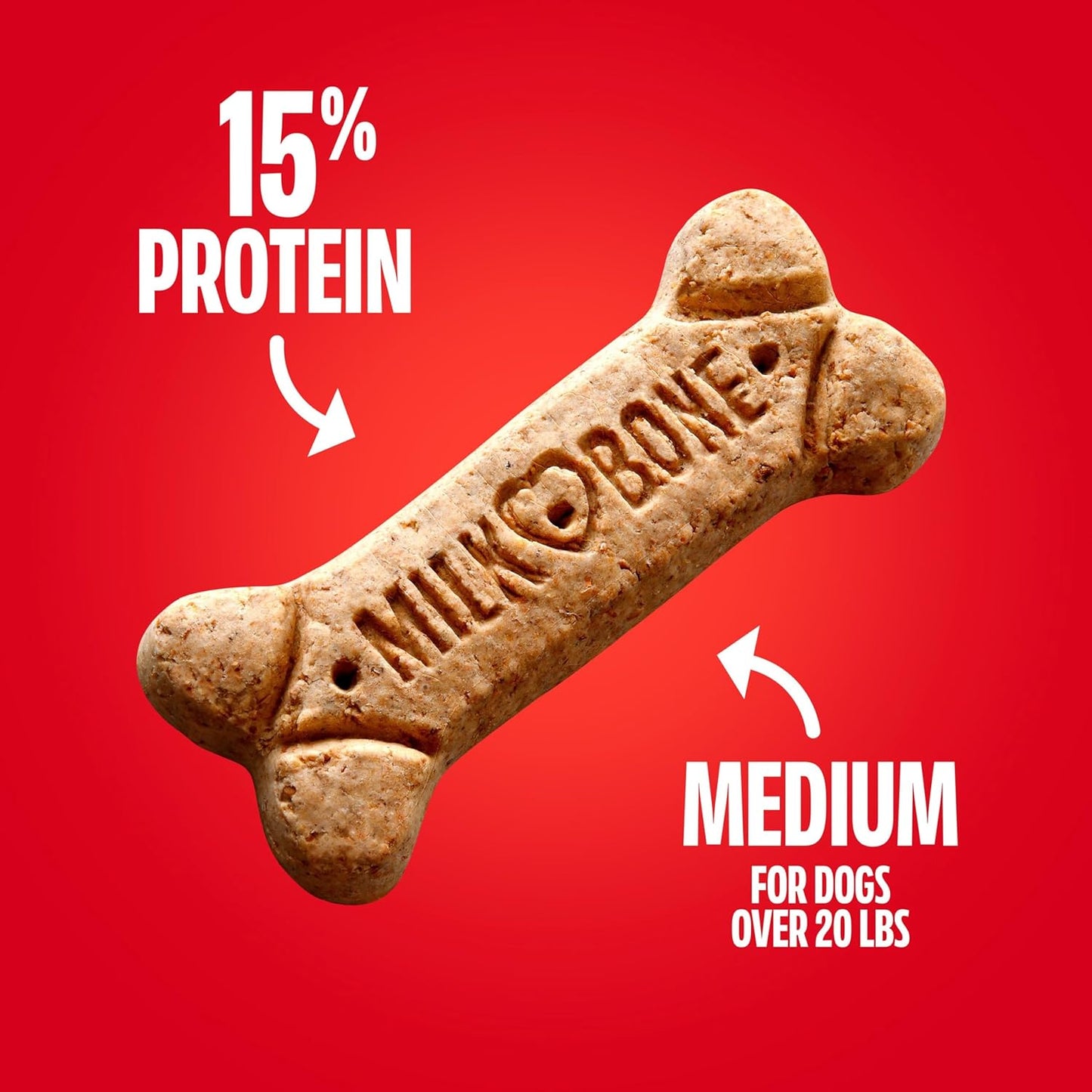 Milk-Bone Crunchy Medium Dog Treats, 10 Lb. Box, Original Beef Flavor - Image 5