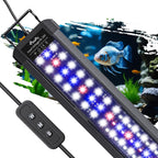 Pawfly 11W Aquarium LED Light front view for small tanks