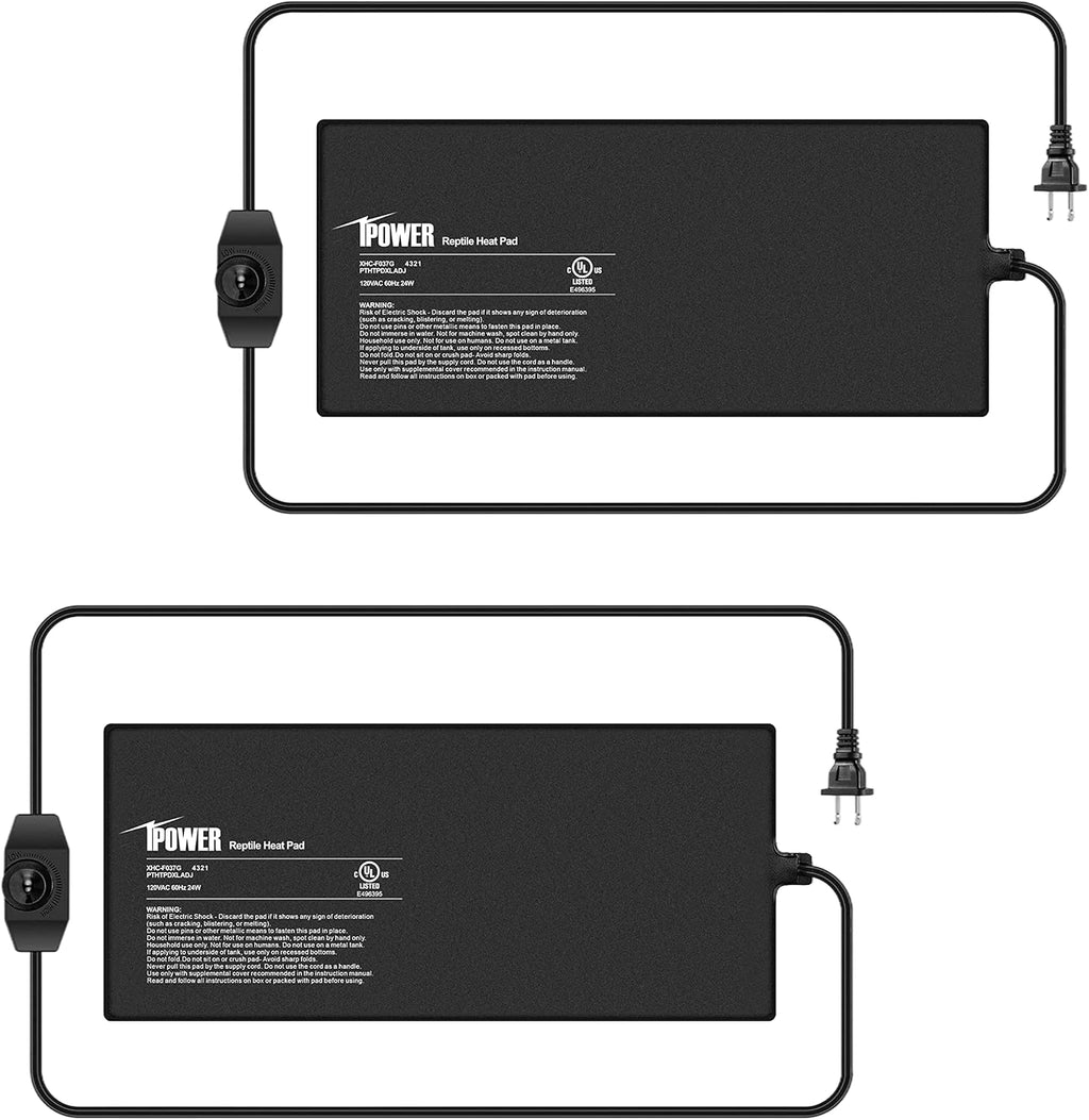 iPower 4 by 7-Inch Reptile Heating Pad Under Tank Terrarium Heater Warmer Heat Mat for Small Animals - Image 9