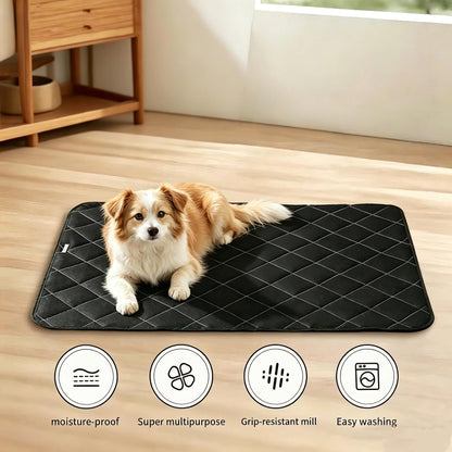 Close up of tear-resistant Oxford fabric on Zcoyjbi crate pad