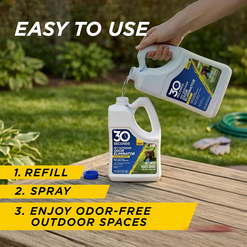Authentic professional grade pet odor elimination bundle for yards