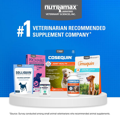 Nutramax Cosequin joint protection and omega three supplement for dogs nutritional facts