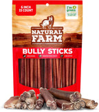 Natural Farm Odor-Free Bully Sticks (6 Inch, 25 count),1.3 lb. Bag, Fully Digestible 100% Beef Pizzle Chews,Grass-Fed, Non-GMO,Grain-Free, Natural Long-Lasting Chews for Small & Large Dogs. Pack of 25 - Image 10