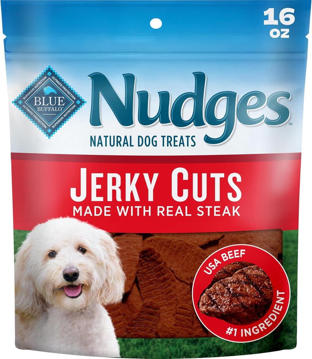 Blue Buffalo Nudges Chicken Jerky Cuts Natural Dog Treats, Tender & Meaty Dog Snacks, Healthy Reward or Training Treat, Made in the USA with Real Chicken, No Artificial Preservatives, 36 oz. - Image 12
