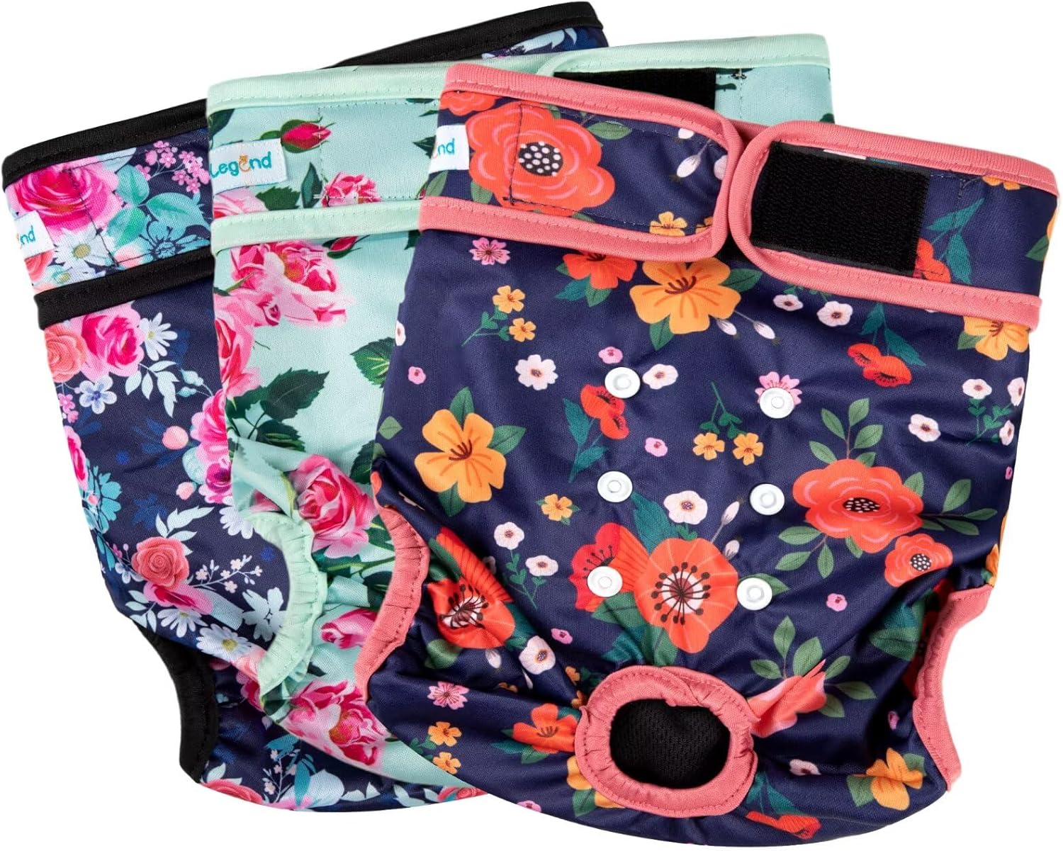 Paw Legend extra small washable dog diaper packaging collection view