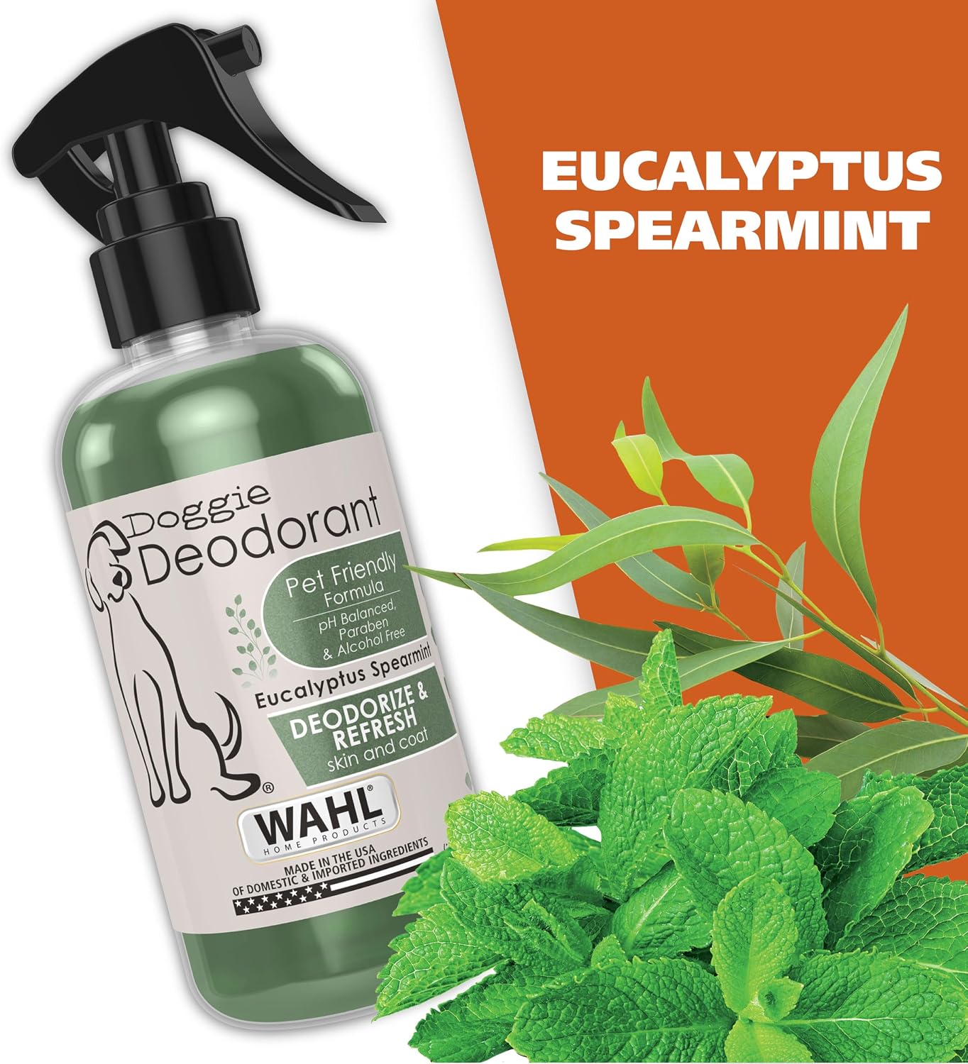 Wahl pet deodorant 237 milliliters bottle size perspective