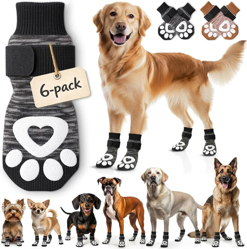 Bixie anti slip dog socks extra large front view
