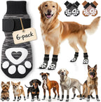 Bixie anti slip dog socks extra large front view