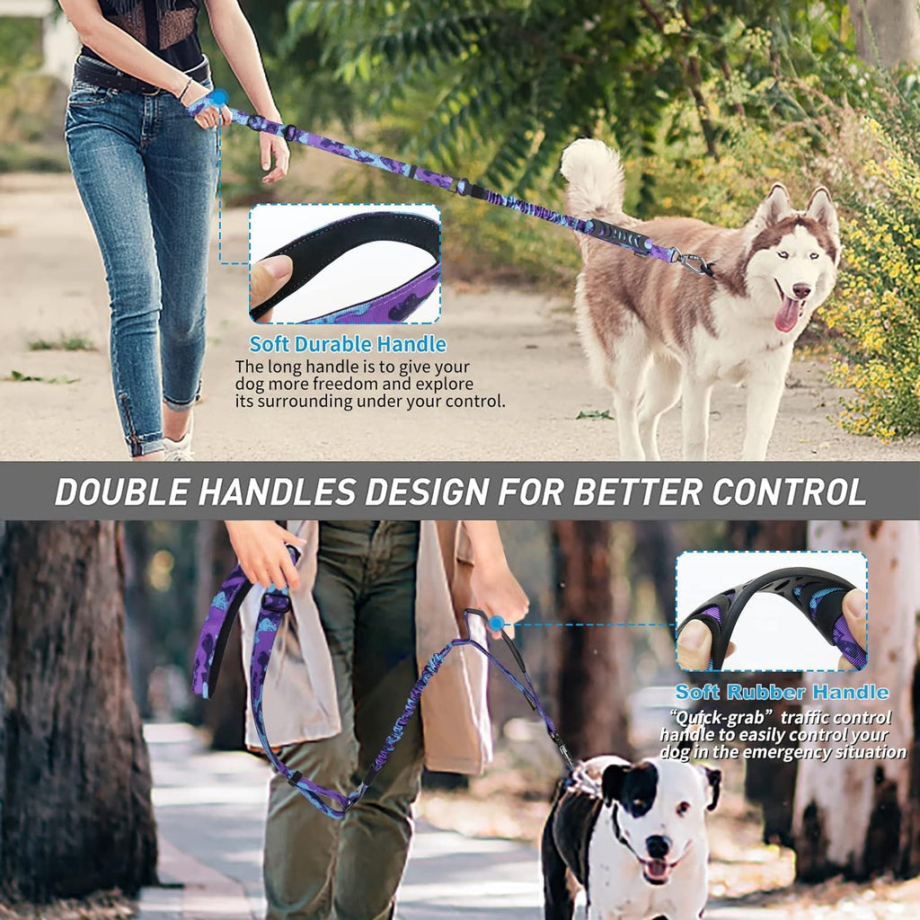 Hotsky heavy duty dog leash extended from four to six feet for medium large dogs