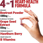 Force Factor Total Beets 1800mg Beet Root Capsules, Blood Pressure Support - Image 2