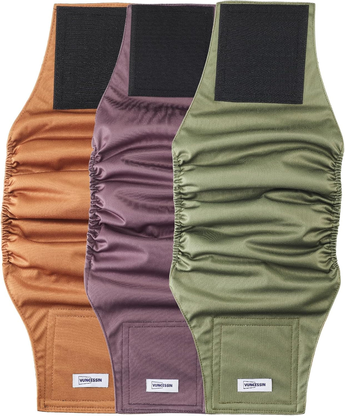 Washable Dog Diapers Male Reusable, Premium Belly Bands for Male Dogs Small, Pack of 3, High Absorbing Small Male Dog Pee Wraps for Doggie in Incontinence or Excitable Urination and Training(S) - Image 9