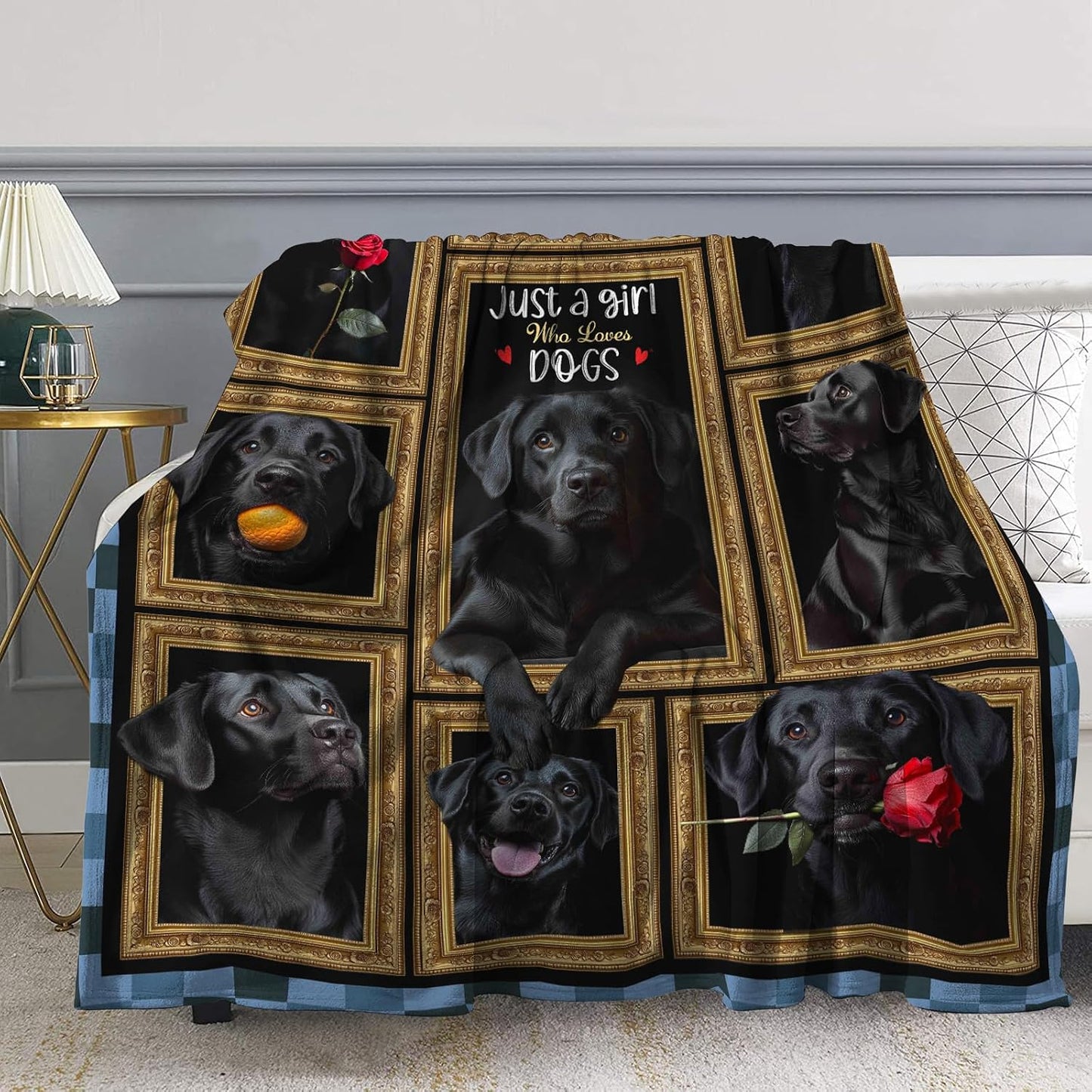 Levens Black Cat Blanket, Cozy Cats Blankets for Cat Lovers 60"x50" Soft Plush Black Cats Gifts, Gift for Animal Lovers, Distinctive Flannel Kitty Blanket for Vintage Botanical Cottage Home Decor - Image 11