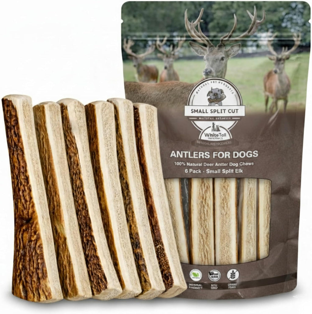 WhiteTail Naturals - Premium Split Elk Antlers for Dogs - (3 Pack Small to Medium) - All Natural, Dog Chew Bones - Naturally Shed, Cruelty-Free, Antler Chews - Image 12
