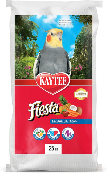 Kaytee Fiesta Cockatiel Food, Nutritious and Fun Blend, Supports Skin, Feather, Digestion, Brain and Heart Health, 4.5 pounds - Image 14