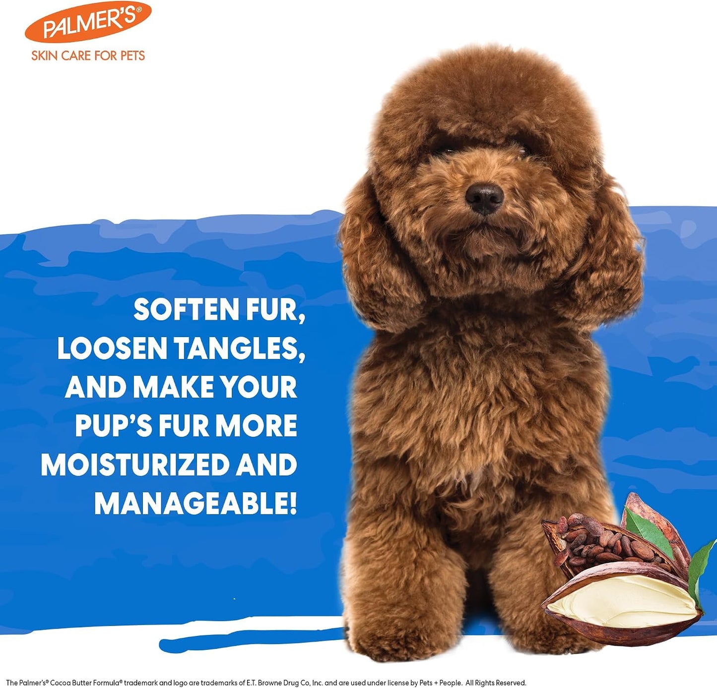 USA imported Palmer's pet detangler with vitamin E.